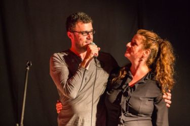 Jürgen Gruber (Moderation) mit Uli Mauk